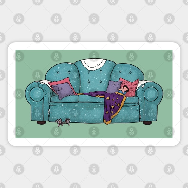 The Big Comfy Couch Magnet by daniasdesigns